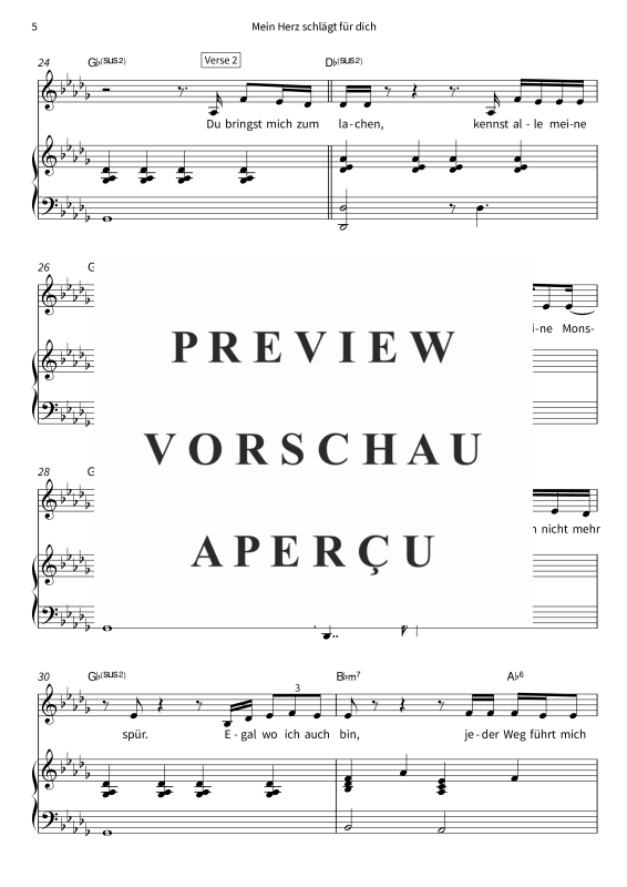gallery: Mein Herz schlägt für dich, Vera Klima, (voice and piano)