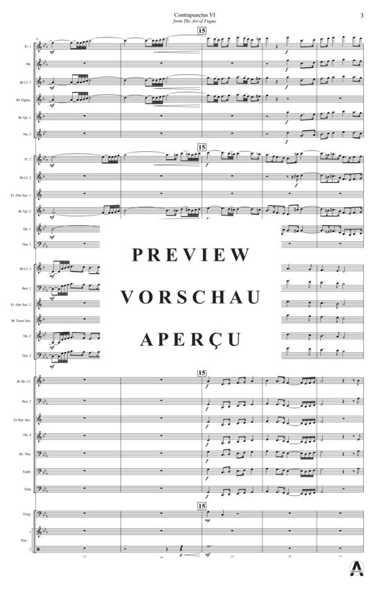 Produktgalerie: Seite 6 von 18 Contrapunctus 6 aus Kunst der Fuge , , (Concert Band)