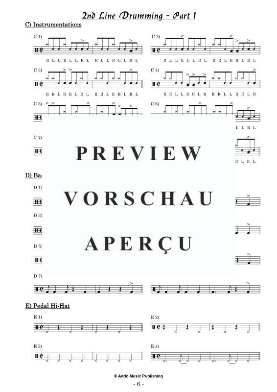 Produktgalerie: Seite 8 von 11 Groove-Coordination for Drumset Volume 2 Jazz-Edition, , Drum Set