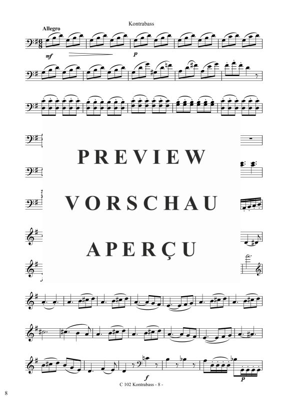 Produktgalerie: Seite 9 von 11 Duett Nr. 2 Op. 22, , Cello und Kontrabass