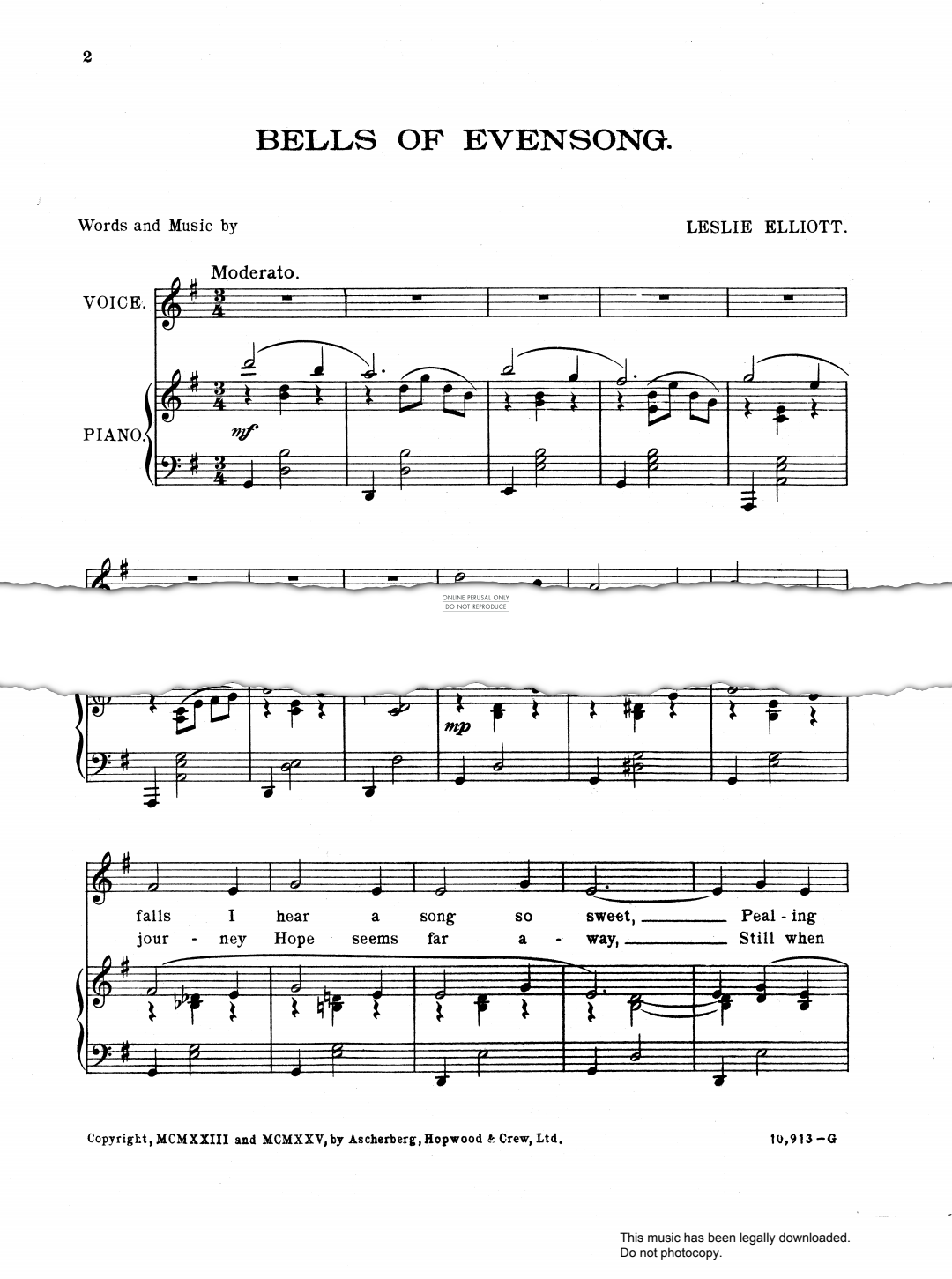 Produktgalerie: Seite 1 von 1 Bells Of Evensong, Leslie Elliott, Gesang, Klavier