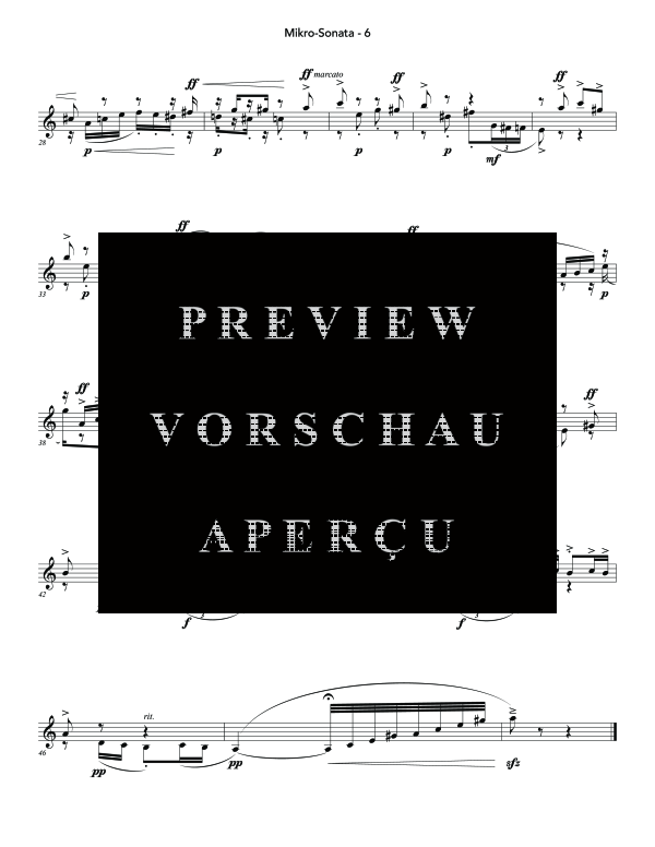 Product gallery: Page 11 of 11 Mikro-Sonata, , (Klarinette Solo)
