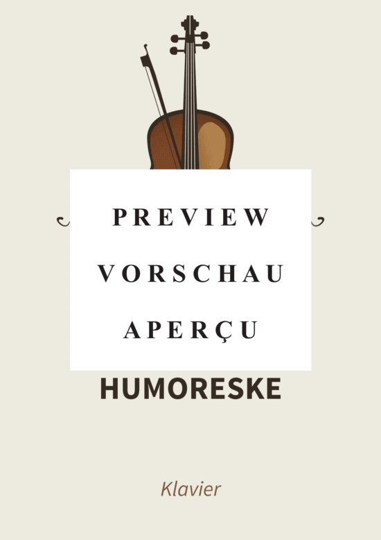 Product gallery: Page 2 of 6 Humoreske - Poco lento e grazioso, Ges-Dur , , Piano Solo