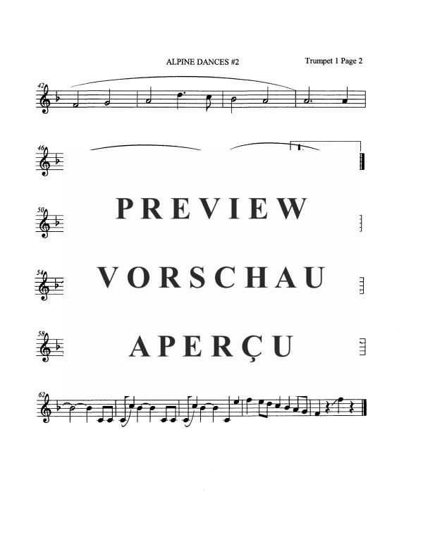 Produktgalerie: Seite 10 von 11 Alpine Dances #2, , Blechbläserquintett