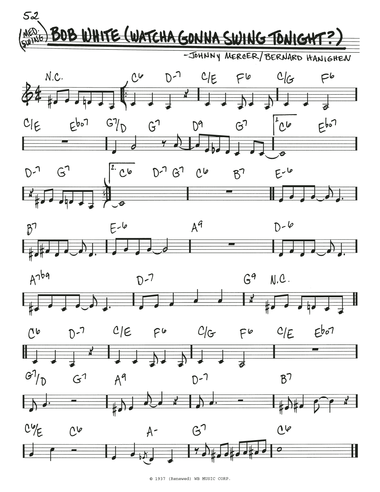 Produktbild zu: Bob White (Watcha Gonna Swing Tonight?)