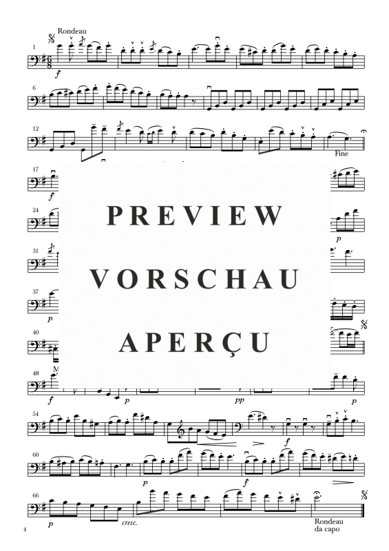 Produktgalerie: Seite 9 von 9 Duo Concertant G-Dur, , Cello und Kontrabass