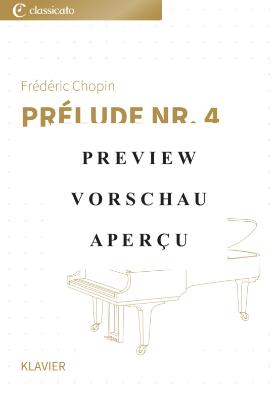 Product gallery: Page 2 of 5 Prélude Nr. 4 - aus Préludes op. 28 , , Piano Solo
