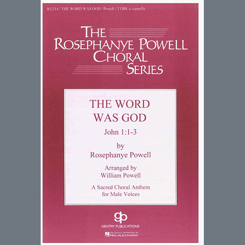 cover: The Word Was God (arr. William Powell), Rosephanye Powell