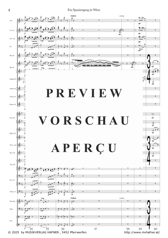 gallery: Ein Spaziergang in Wien, , (large wind orchestra)