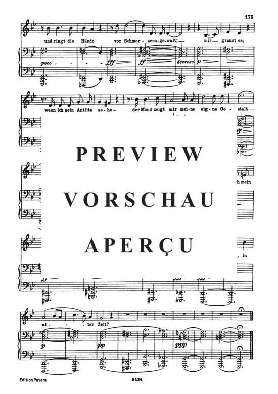 gallery: Der Doppelgânger, D.957-13 (Schwanengesang) , ,  (Gesang tief + Klavier)