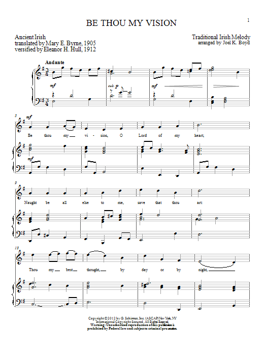 Produktbild zu: Be Thou My Vision