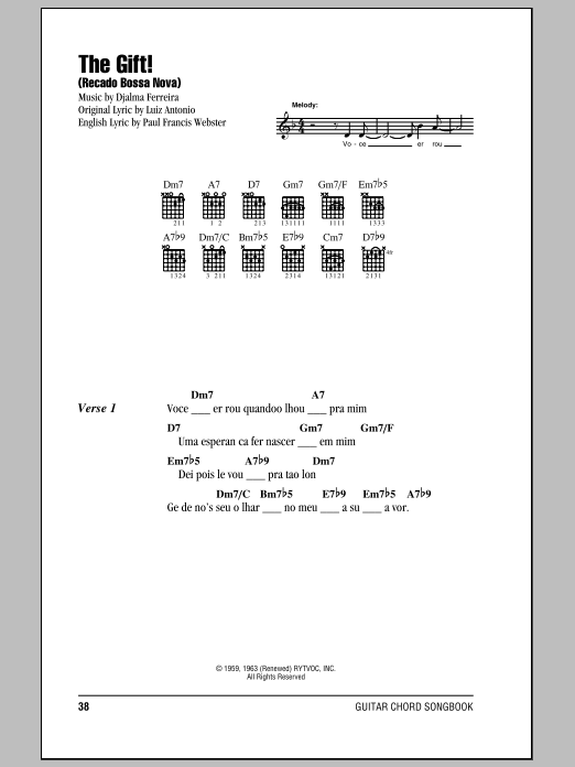Produktbild zu: The Gift! (Recado Bossa Nova)