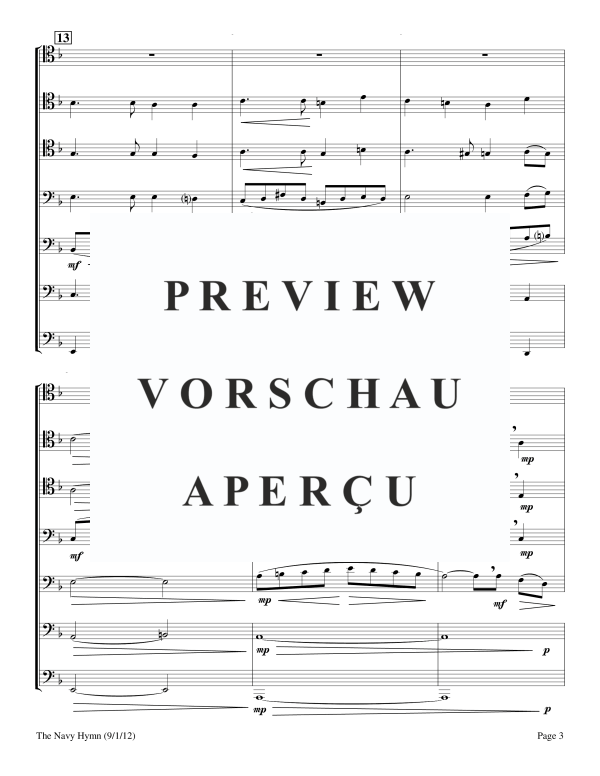 Product gallery: Page 5 of 11 The Navy Hymn, , Solo Trombone and Trombone Sextet
