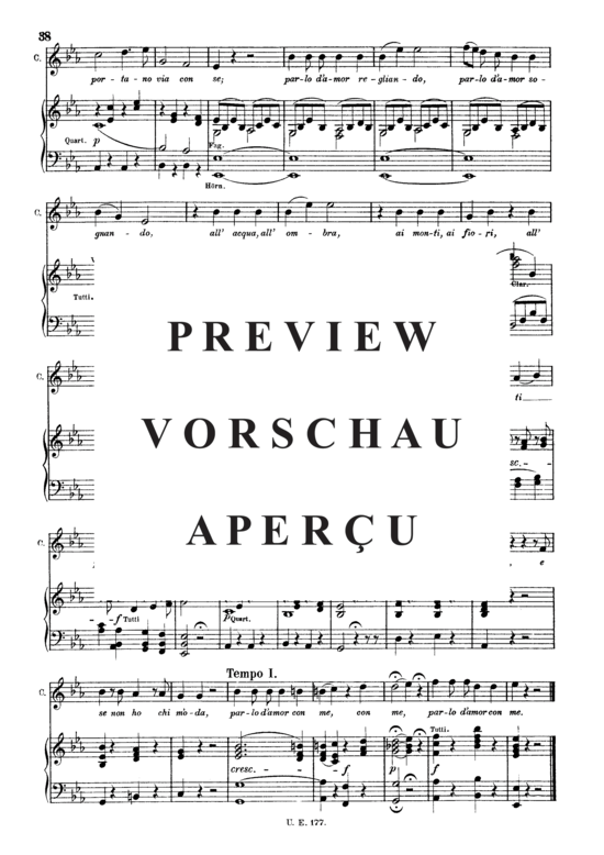 Product gallery: Page 5 of 5 Non so piu cosa son, cosa faccio, , Soprano/Mezzo Solo and Piano