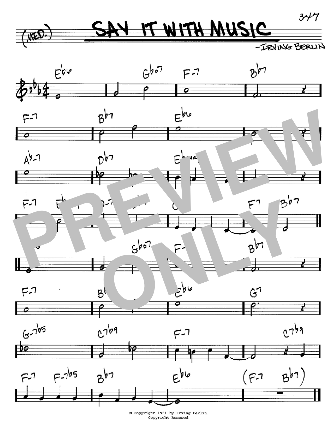 Produktbild zu: Say It With Music