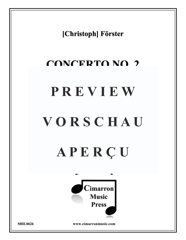 Produktgalerie: Seite 2 von 11 Konzert No. 2 in Es-Dur, , Horn in F und Klavier