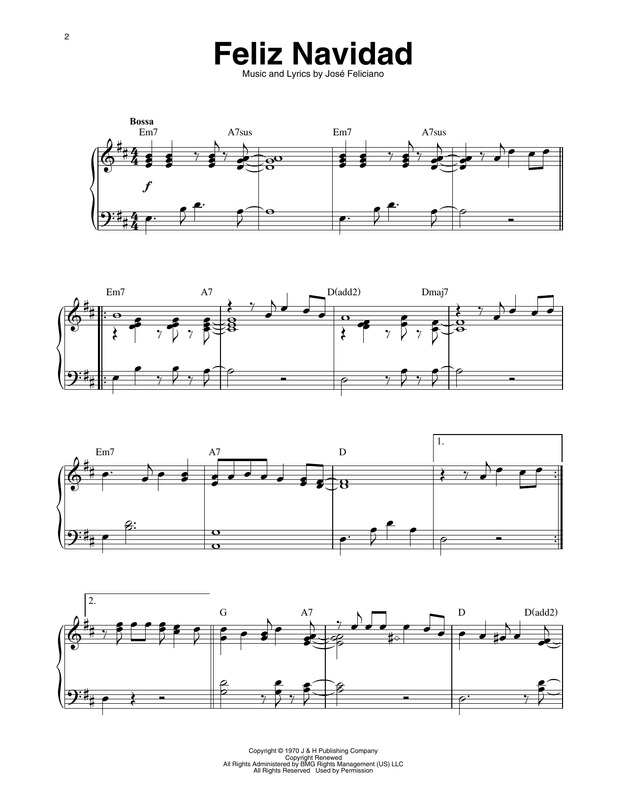 Produktgalerie: Seite 1 von 1 Feliz Navidad (arr. Maeve Gilchrist), Jose Feliciano, Harfe