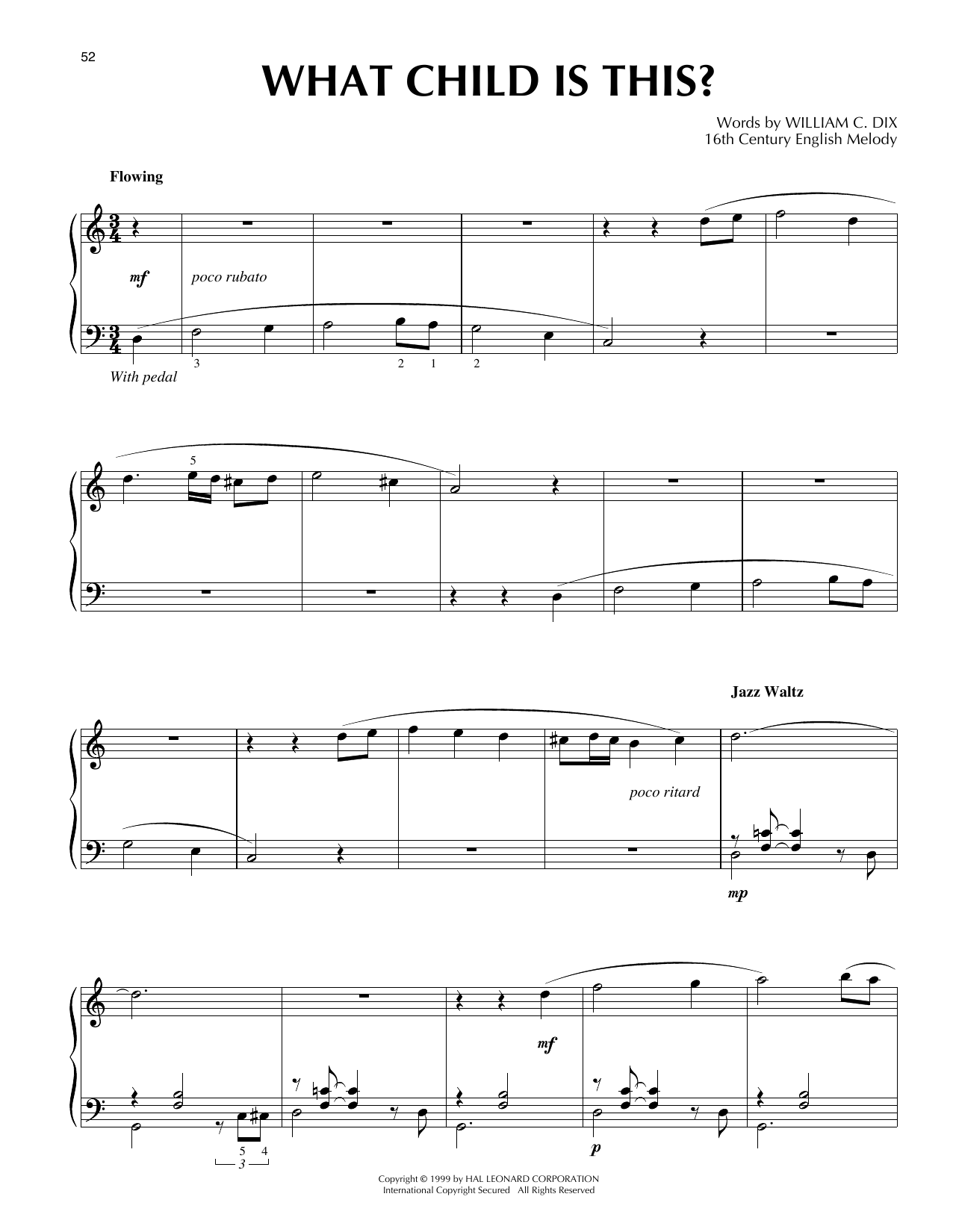 Produktbild zu: What Child Is This? [Jazz version] (arr. Frank Mantooth)