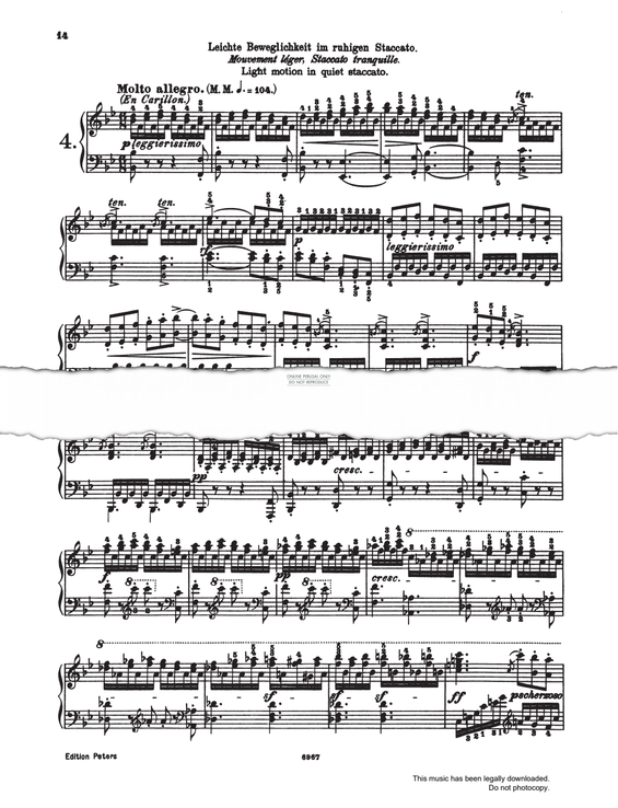 Product picture to: Molto Allegro Study (Op. 740, No.4)