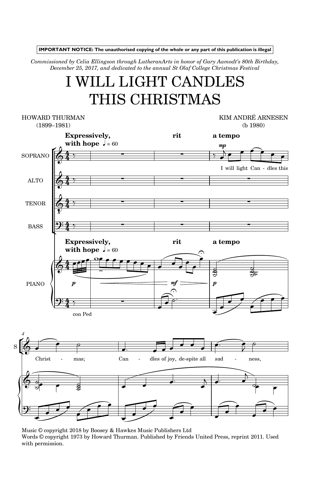 Produktbild zu: I Will Light Candles This Christmas