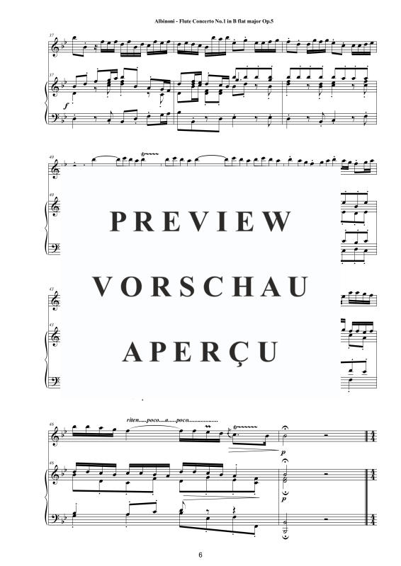 Product gallery: Page 7 of 11 12 Flute Concertos Op.5, , Flute and Piano/Harpsichord