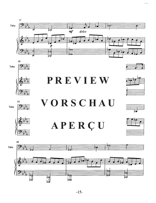 Product gallery: Page 17 of 21 Sonata for Tuba and Piano , , (tuba + piano)