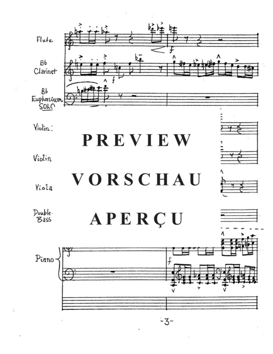 Produktgalerie: Seite 7 von 21 Euphonism-a divermento-concertino , , (Gemischtes Ensemble + Euphonium Solo)