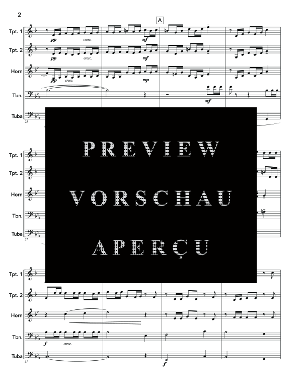 Produktgalerie: Seite 6 von 11 First Suite in E-flat, , (Blechbläser Quintett)