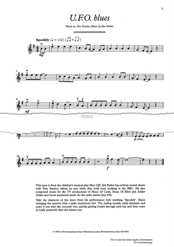 Product gallery: Page 1 of 1 U.F.O. Blues, Jim Parker