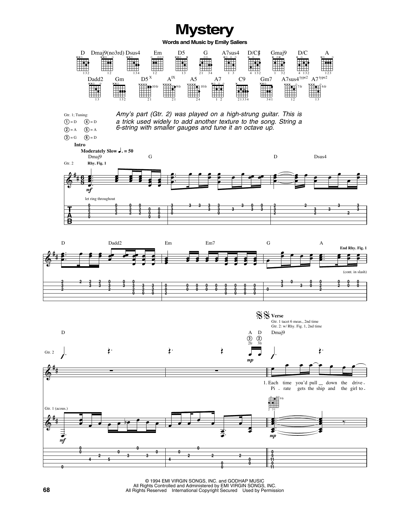 Produktgalerie: Seite 1 von 1 Mystery, Indigo Girls, Gitarre