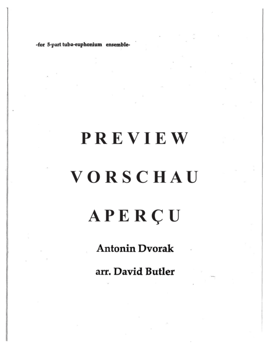 Product gallery: Page 3 of 21 Slavonic Dances Op. 46 No. 8 , , (Tuba Quartett EETT)
