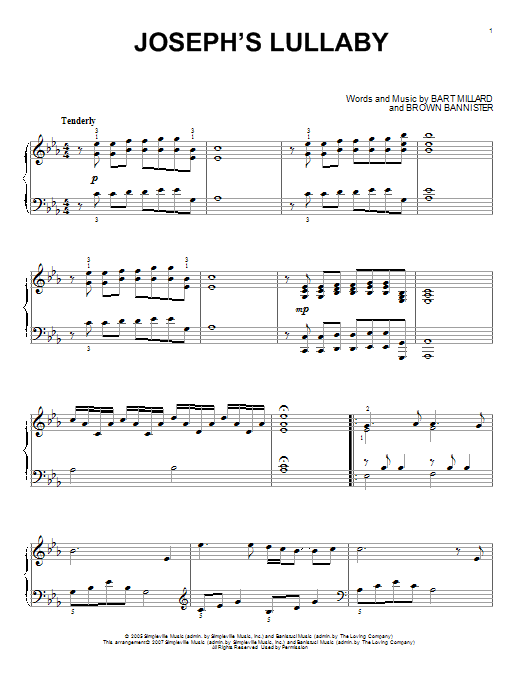 Product gallery: Page 1 of 1 Joseph's Lullaby, MercyMe
