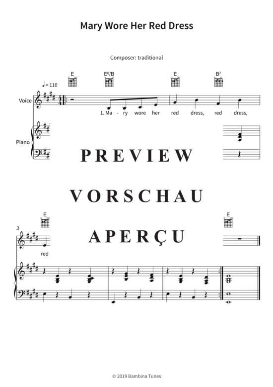 Produktbild zu: Mary Wore Her Red DressLars Opfermann