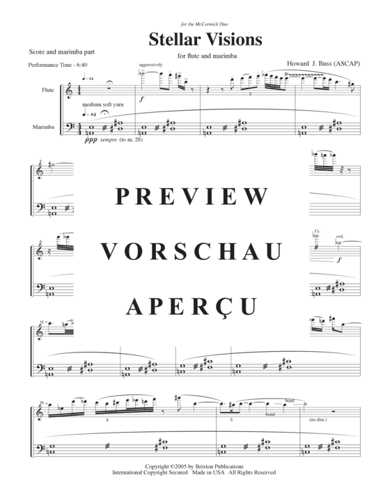 Product gallery: Page 4 of 18 Stellar Visions , , (flute and marimba)