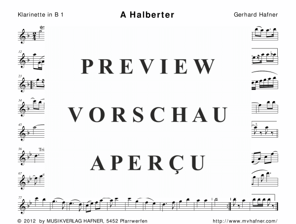 Product gallery: Page 6 of 11 A Halberter, , (woodwind and brass)