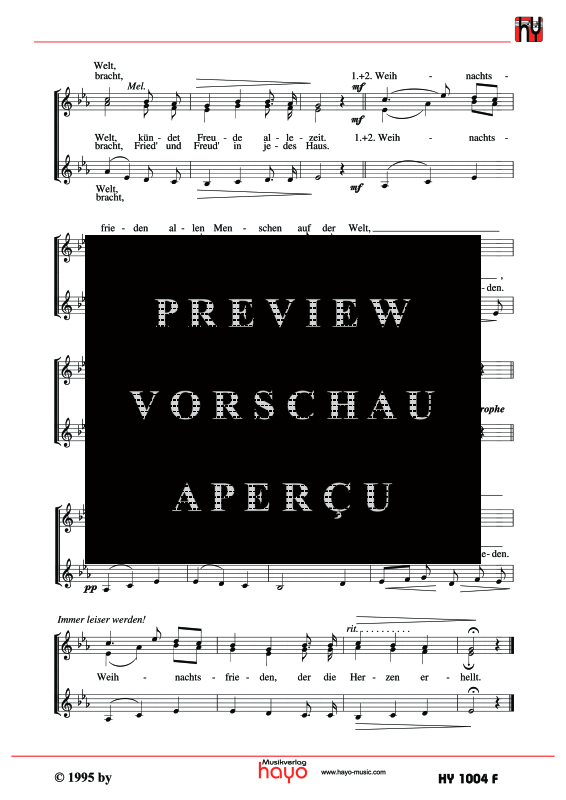 gallery: Weihnachtsfrieden, , (Frauenchor SSA)