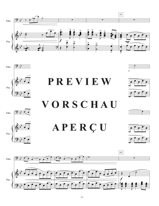 Produktgalerie: Seite 6 von 21 Tuba Concerto , , (Tuba + Klavier)