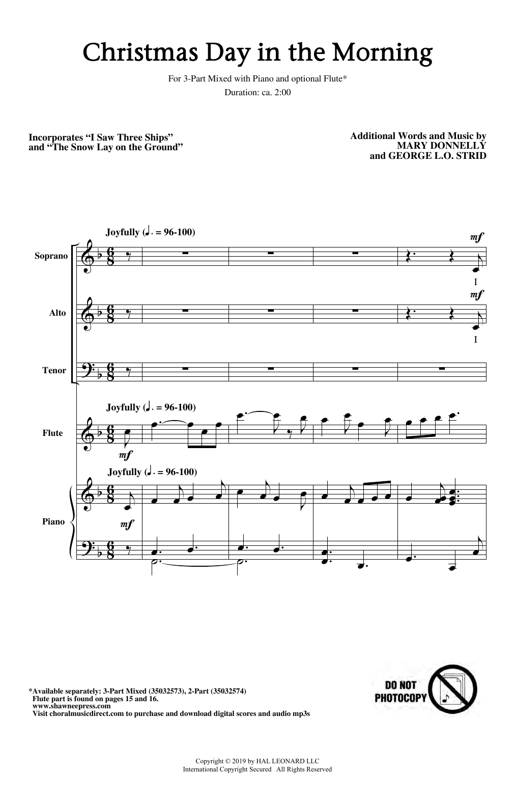 Produktbild zu: Christmas Day In The Morning