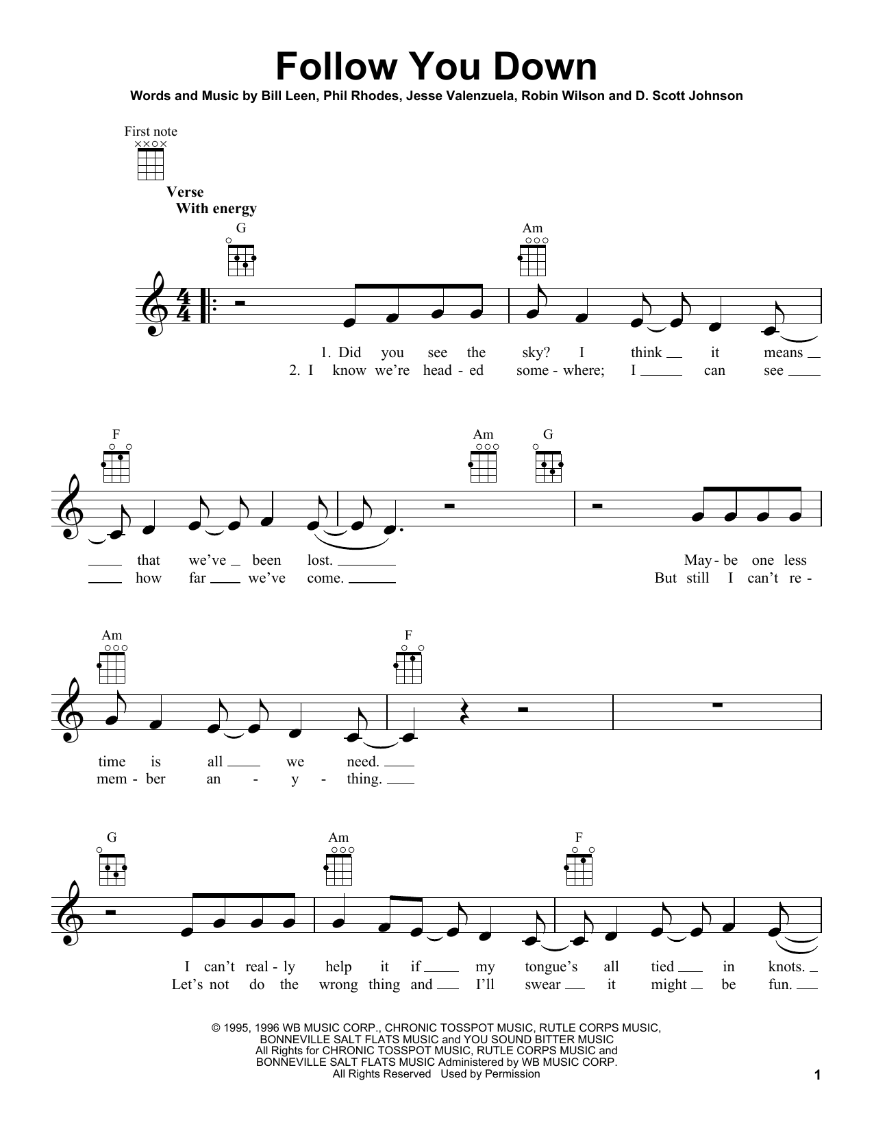 Product gallery: Page 1 of 1 Follow You Down, Gin Blossoms
