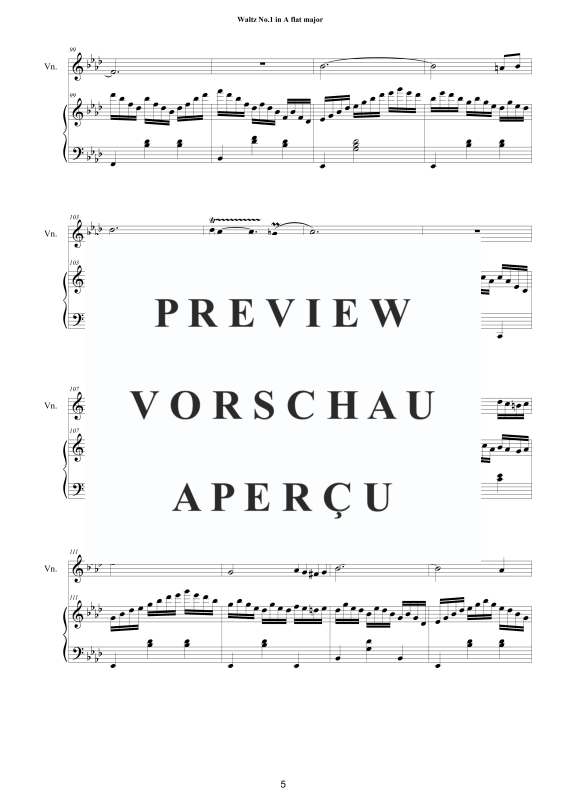 Product gallery: Page 6 of 11 Two Waltzes, , Violin and Piano