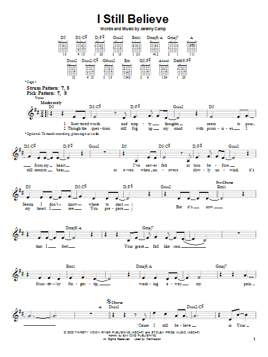 Product gallery: Page 1 of 1 I Still Believe, Jeremy Camp