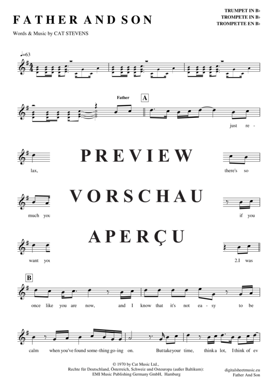 Produktgalerie: Seite 2 von 4 Father and Son , Stevens, Cat, Trompete in B