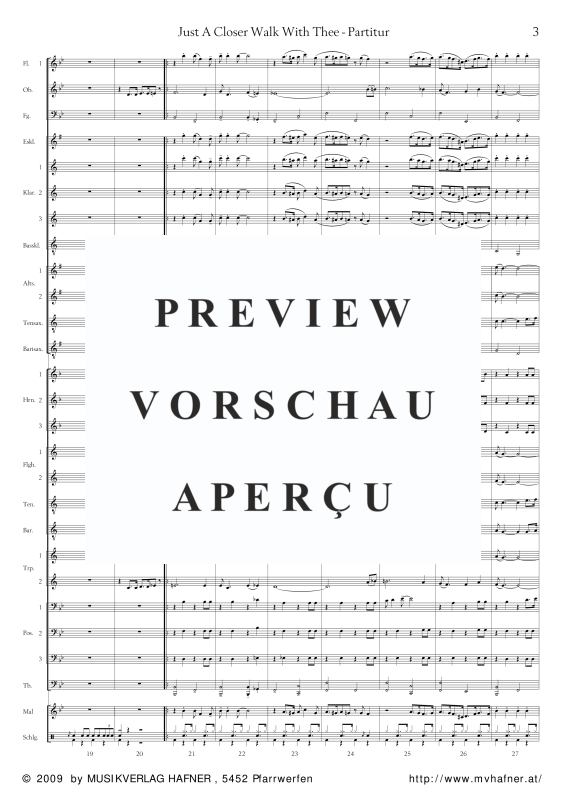 Product gallery: Page 7 of 11 Just A Closer Walk With Thee, , (large wind orchestra)