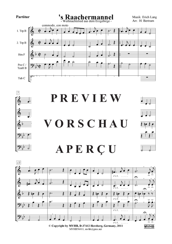 gallery: s' Raachermannel , , (Blechbläserquintett + Oberst. ad lib)