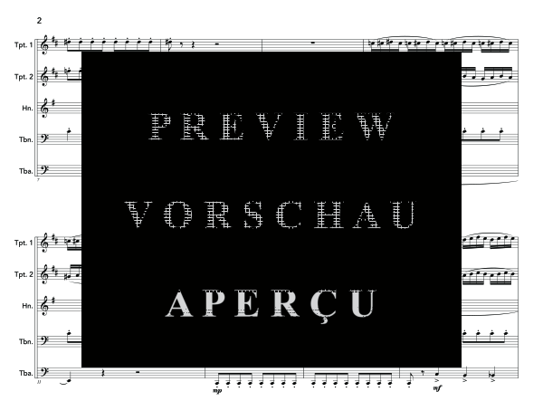 Produktgalerie: Seite 6 von 11 Brass Turbulences, , (Blechbläser Quintett)