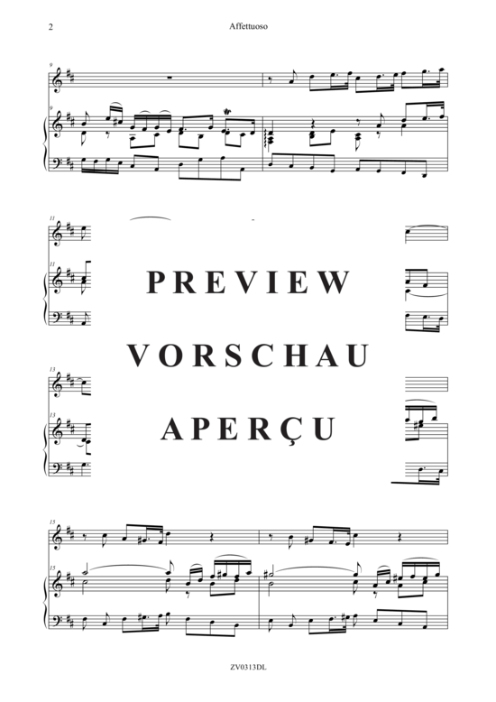 gallery: Affettuoso , , (Violine + Klavier/Cembalo)