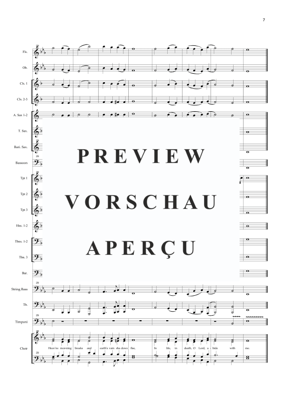 Produktgalerie: Seite 10 von 11 Abide with me, , Gemischter Chor und Concert Band