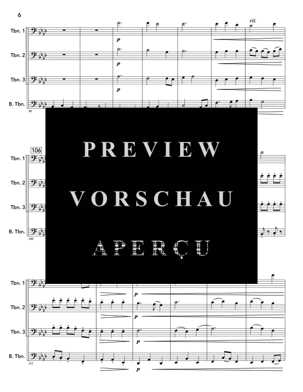 Product gallery: Page 10 of 11 Escapades, , (Trombone quartet)