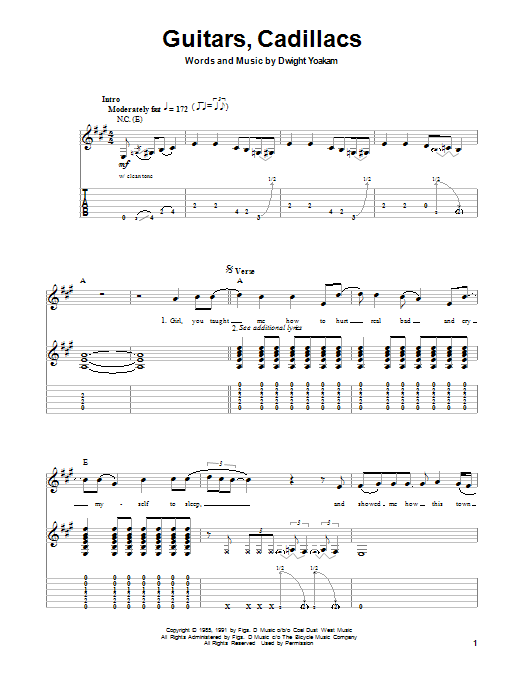 Produktbild zu: Guitars, Cadillacs
