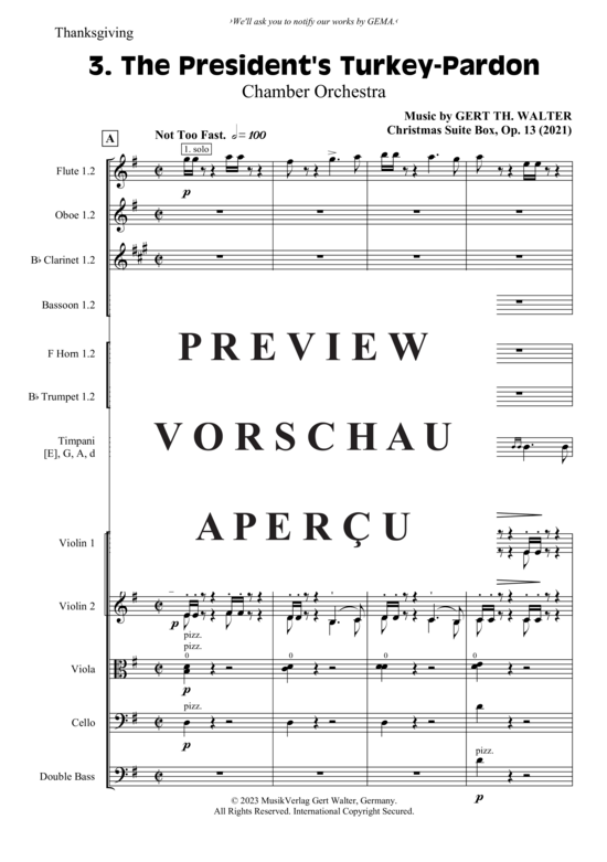 gallery: The President´s Turkey-Pardon , , (Kammerorchester)